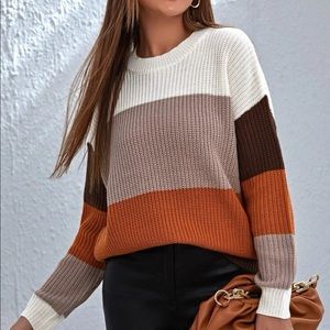 Colorblock Knit sweater